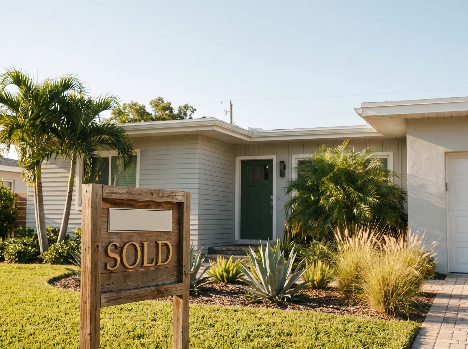 Central Florida home with SOLD sign